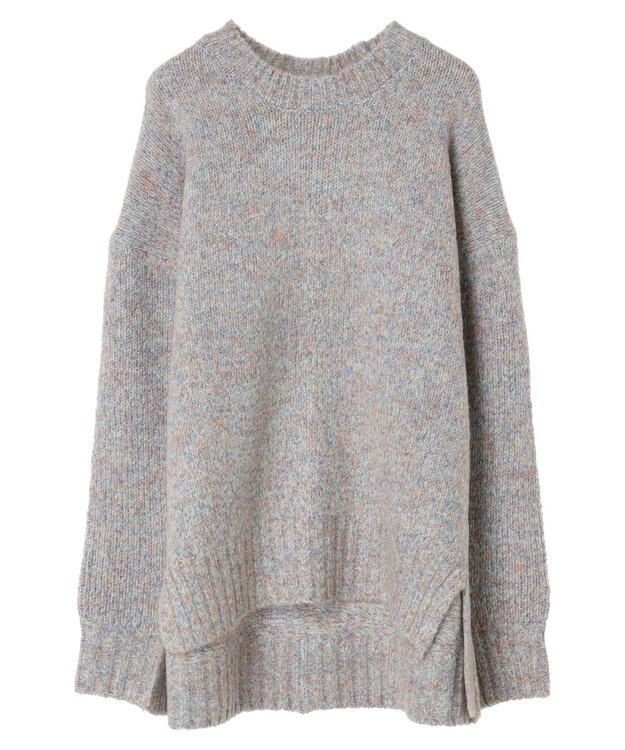 Green Parks ふわふわＭｉｘニットプルオーバー Blue