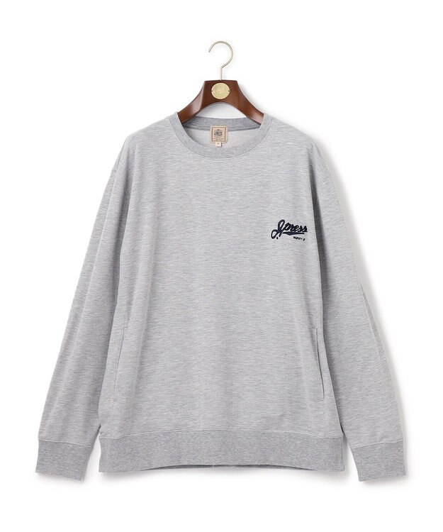 J.PRESS MEN 【KING SIZE】インレージャージー ロゴトレーナー ライトグレー系