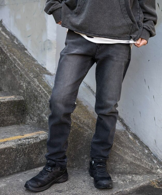 WEGO スリムフィットデニムパンツ デニムブラックソノタ