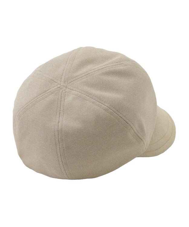 MOONBAT 【日本製/洗える/サイズ調整】フルラ (FURLA) ロゴチャーム付 キャスケット ベージュ