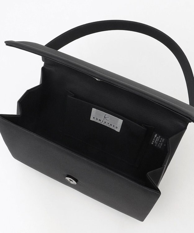 組曲 NOIR 【定番】シンプル横ハンドバッグ ブラック系