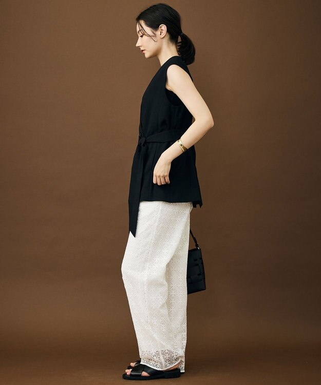 自由区 S ジオメトリックレース パンツ オフ