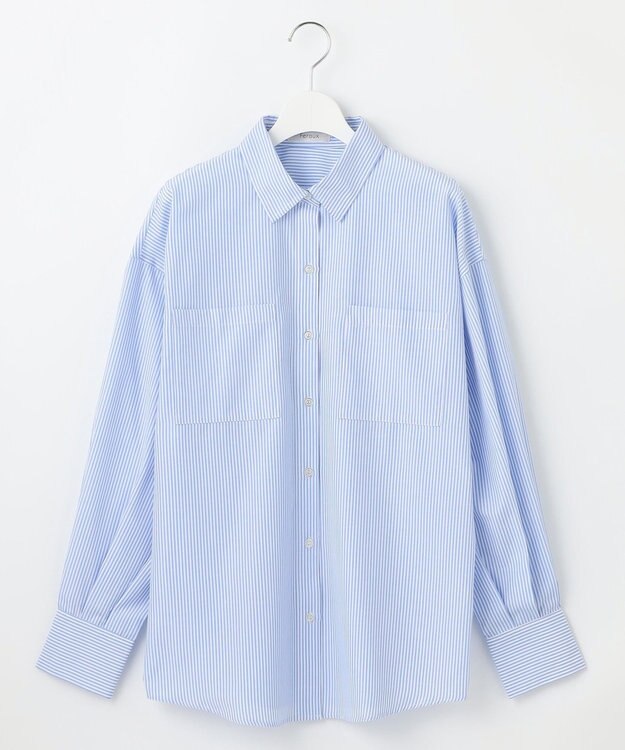 Feroux ストライプ シャツ スカイブルー系