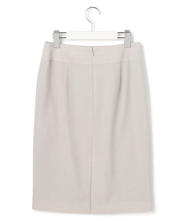 ICB レーヨンライクトロ タイトスカート ライトグレー