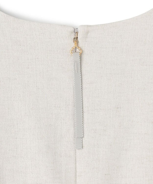 TOCCA 【洗える】TULIP FLUFF ドレス ライトグレー系