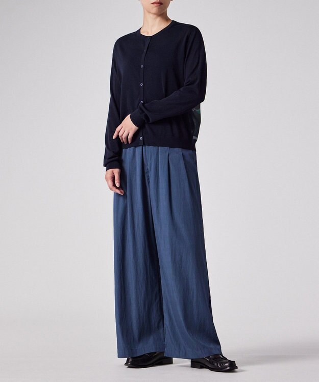 Paul Smith Painted Spot シアーコンビ カーディガン ネイビー