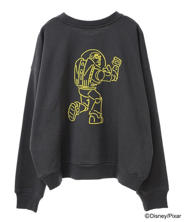 Green Parks トイストーリー／バック刺繍プルオーバー Charcoal Gray