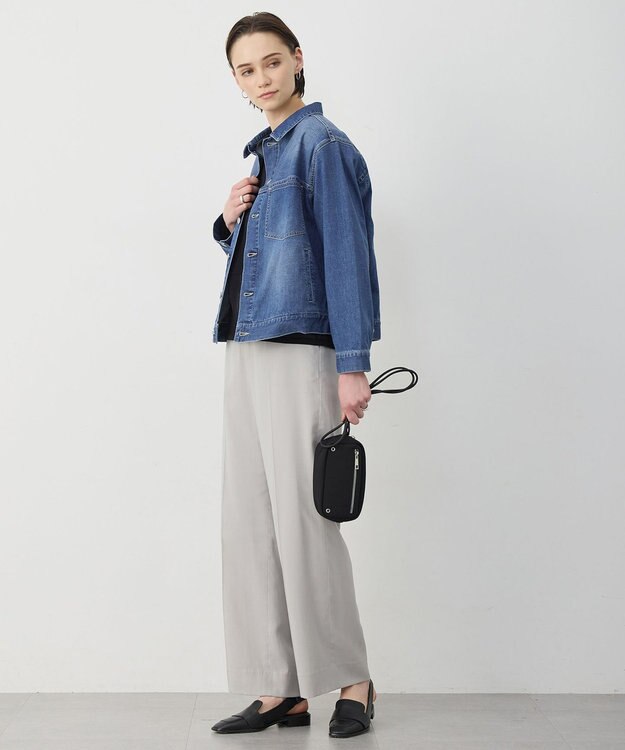 ICB 【先行予約】 ライトストレッチデニム ジャケット ブルーデニム