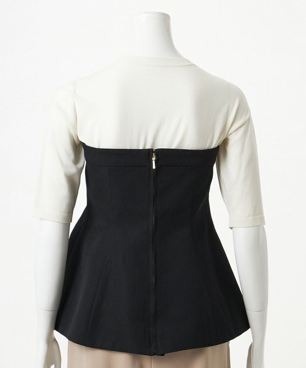 23区 【エステータ】ウールリネン ビスチェ ブラック系