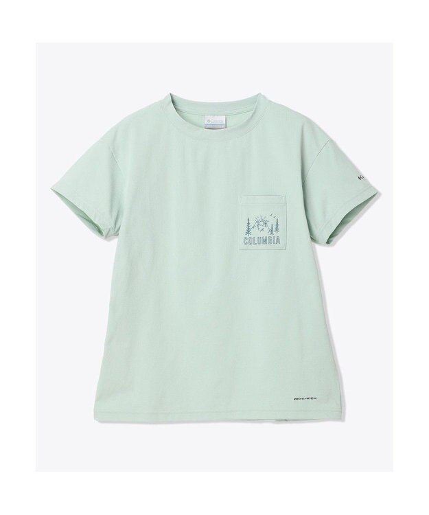 Columbia Columbia/ ウィメンズヤハラフォレストポケットショートスリーブTシャツ /コロンビア Cool Green