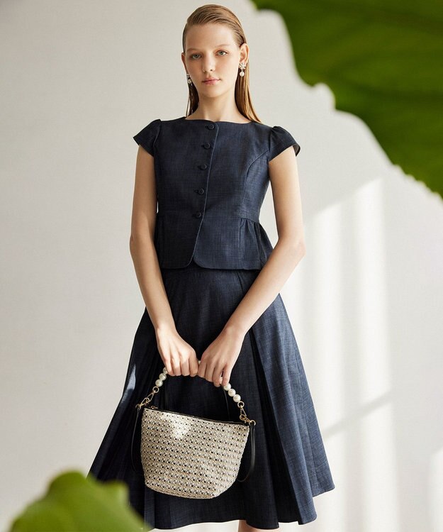 TOCCA PETITE REVE POCHETTE ポシェット ツイード調