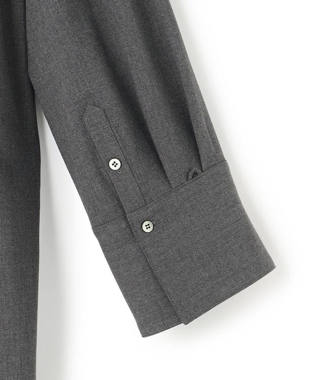 uncrave TRツイル BIGシャツ チャコール