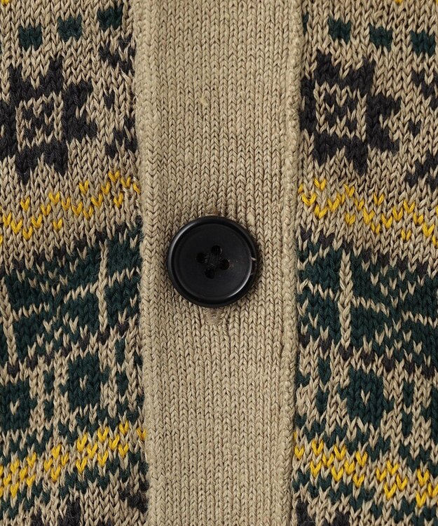 J.PRESS MEN 【J.PRESS &】サマーフェアアイル カーディガン ベージュ系9