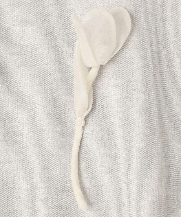 TOCCA 【洗える】TULIP FLUFF ドレス ライトグレー系