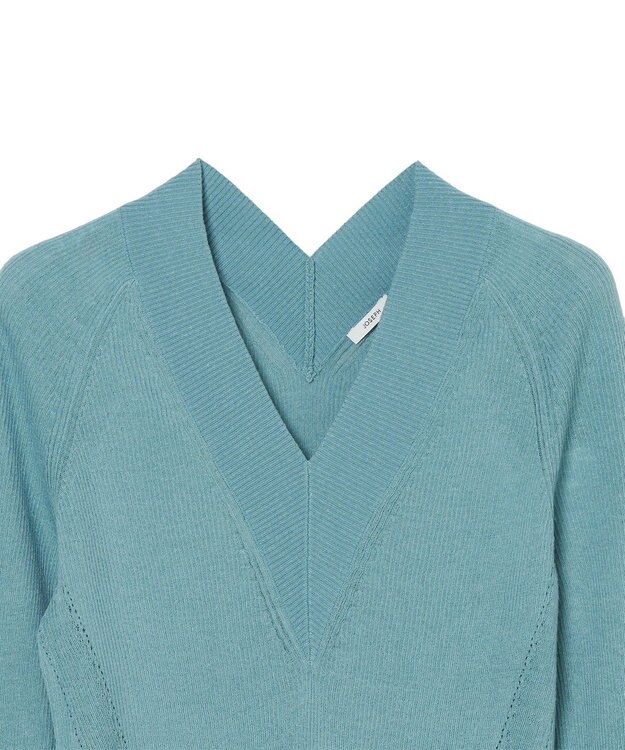 JOSEPH シアークレープ　ロングスリーブニット Chambray
