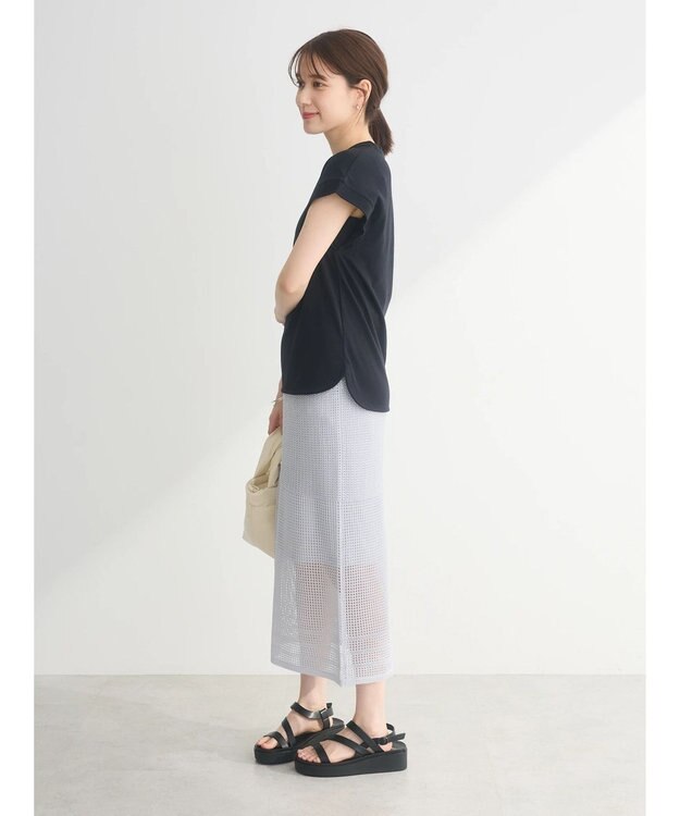 Green Parks ・Ｐｅｔｉｔ　Ｆｌｅｕｒ　リブフレンチＴＥＥ Black