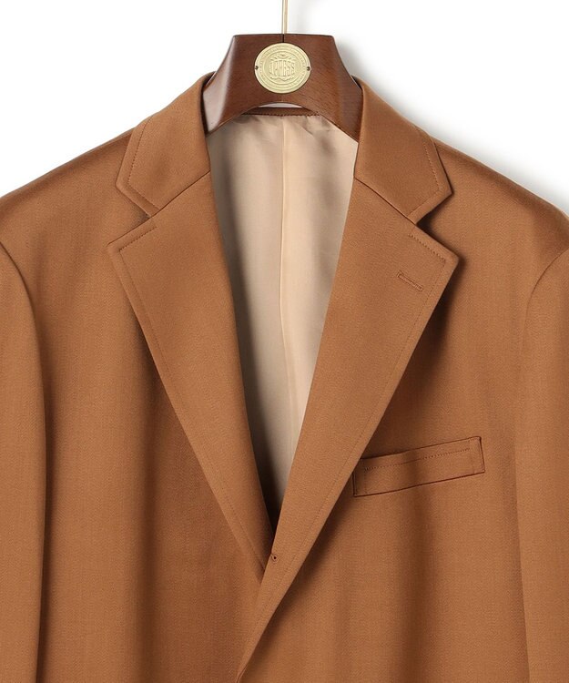 J.PRESS MEN 【J.PRESS ORIGINALS】Wool Satin Stretch 3B Blazer / Made in Japan / New Authentic-Fit キャメル系