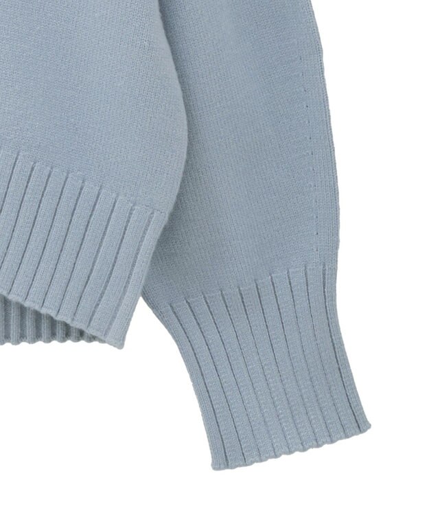 YECCA VECCA ワイドリブニット Light Blue