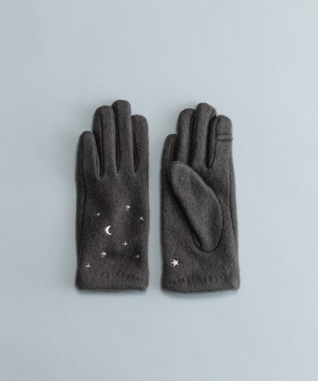 ORuKuBET 夜空刺繍ジャージグローブ(KIDS)【タッチパネル対応】