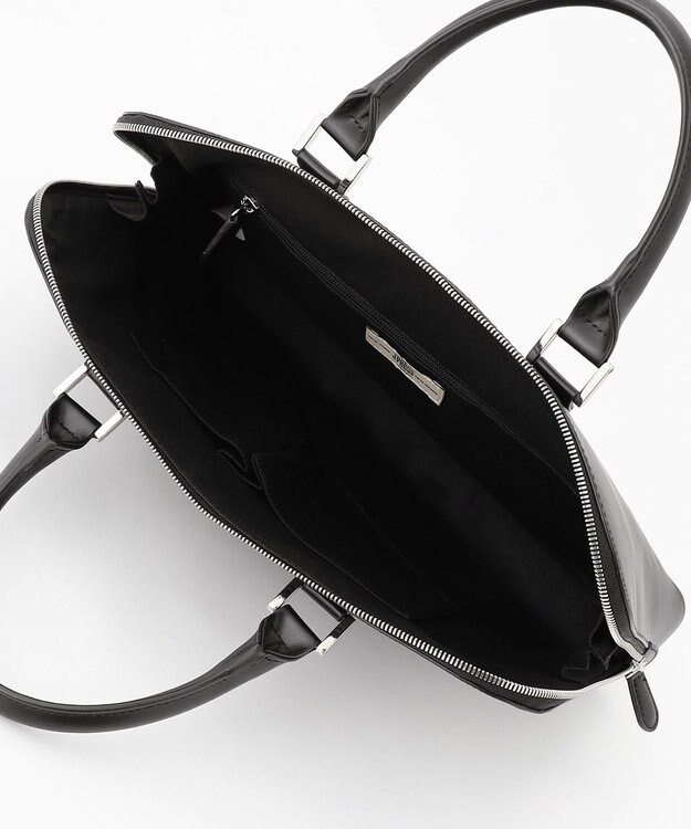 J.PRESS MEN 【定番】サフィアーノ ブリーフバッグ ブラック系