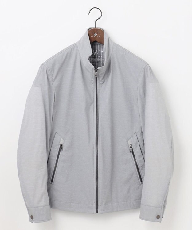 JOSEPH ABBOUD 【キングサイズ・ポケッタブル/ハイパワーストレッチ/Eco 撥水】アクティブレジャー ショート ブルゾン ライトグレー系