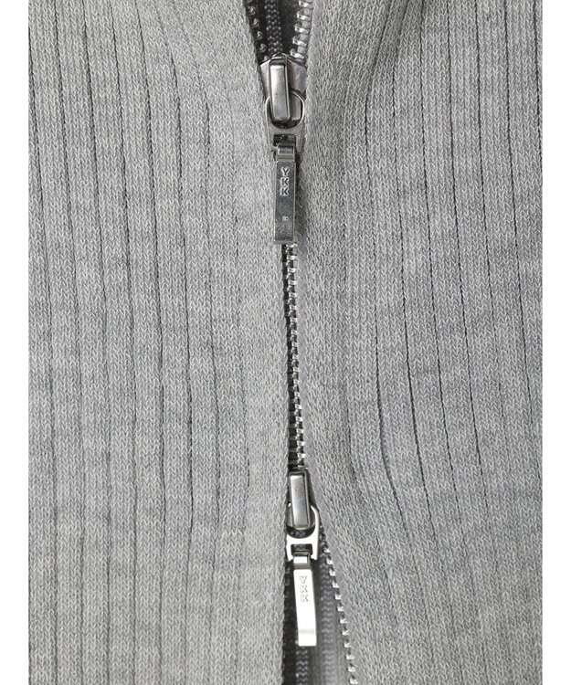 earth music&ecology ダブルジップカーディガン Gray