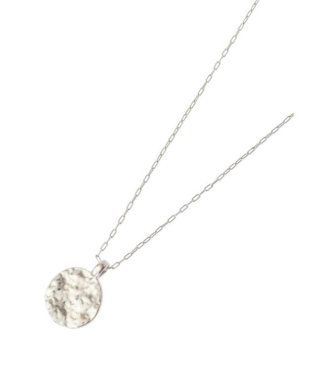 AMERICAN HOLIC テクスチャーコインネックレス Silver