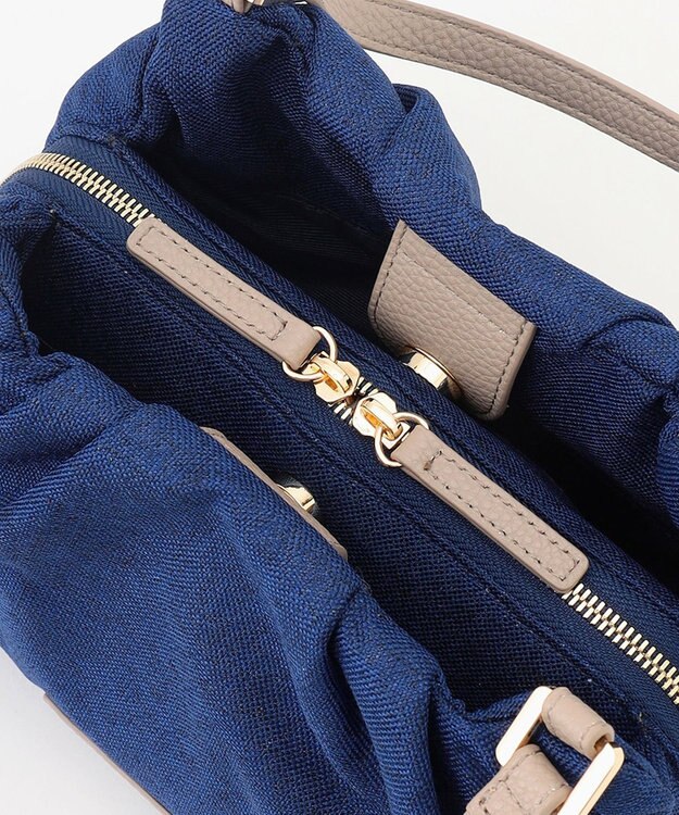 LA BAGAGERIE ナチュラルタックトート　mini ネイビー