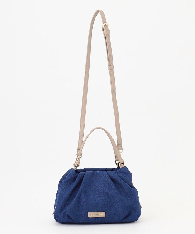 LA BAGAGERIE ナチュラルタックトート　mini ネイビー