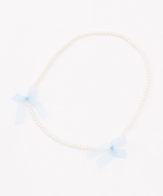 ANY KIDS ネックレス付き ネコTシャツ エクリュ