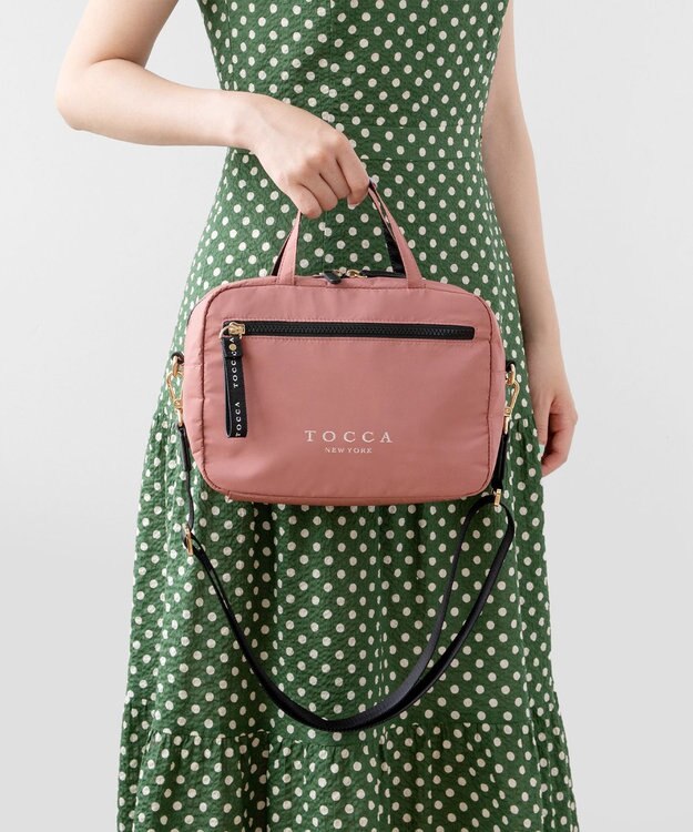 TOCCA 【WEB＆一部店舗限定】CAROVANA POCHETTE ポシェットバッグ ピンク系