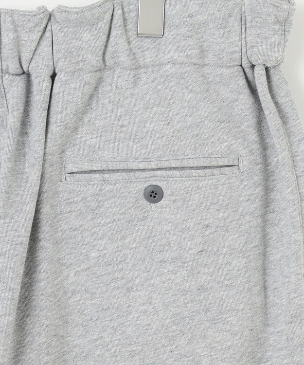 J.PRESS YORK STREET 【UNISEX】裏毛ワイドスウェットパンツ ライトグレー系