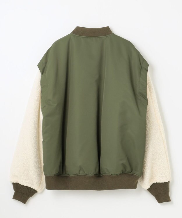 NAVE ボアスリーブ 2WAY MA-1 カーキ系