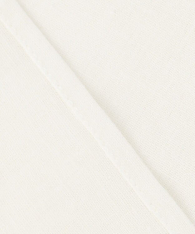 UNFILO 【GISELe 6月号掲載/洗える】リネンレーヨンバンドカラーシャツ オフ