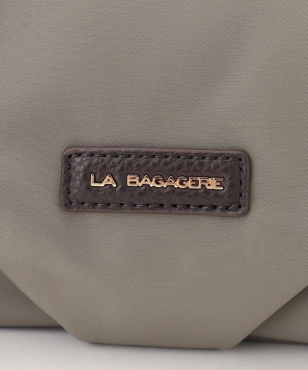 LA BAGAGERIE タック2WAYショルダーバッグ グレージュ
