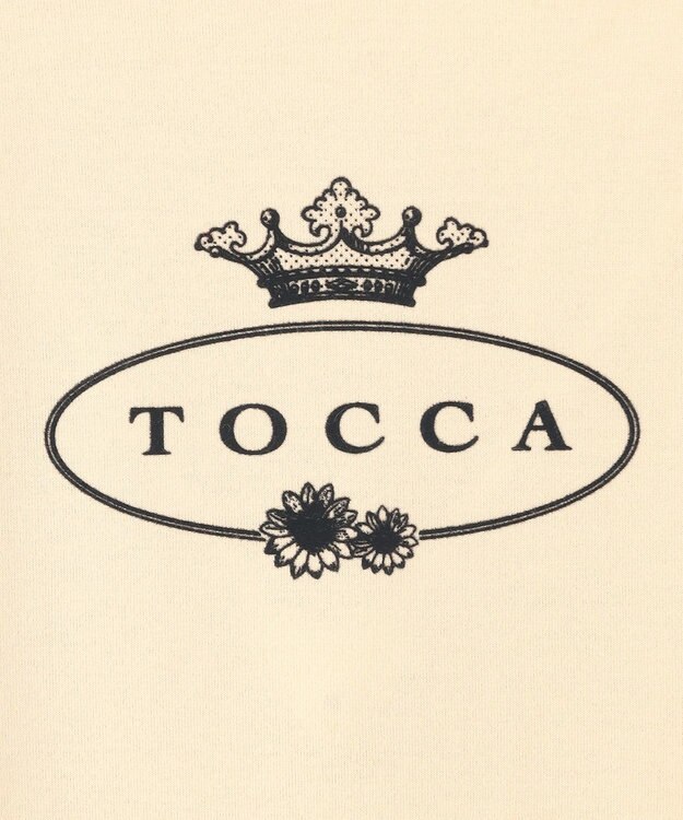 TOCCA HALLMARK FLOCKY LOGO TEE Tシャツ ベージュ系