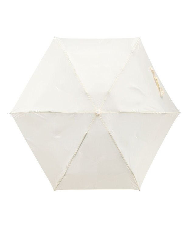 MOONBAT 【3秒でたためる傘/自動開閉】urawaza 小町(ウラワザ コマチ)  折りたたみ傘 無地 コンパクト 50cm オフホワイト