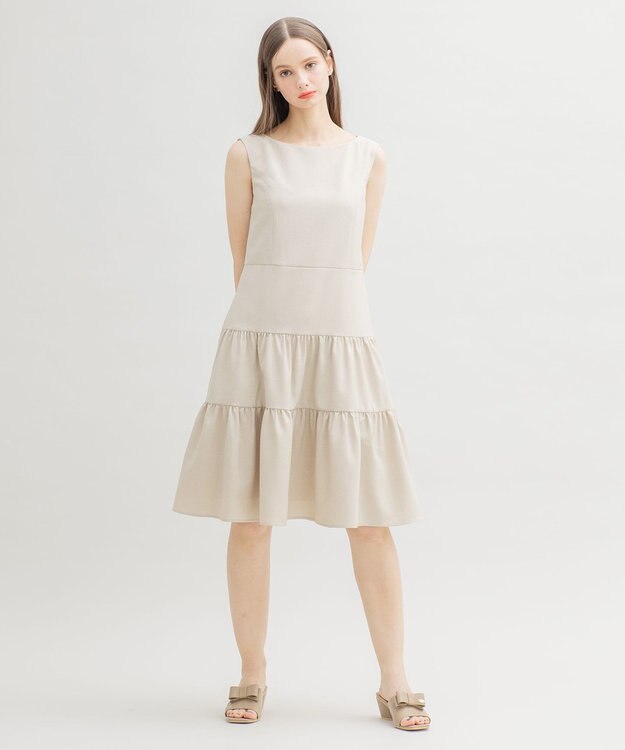 TOCCA 【洗える！】BEACH ドレス ベージュ系