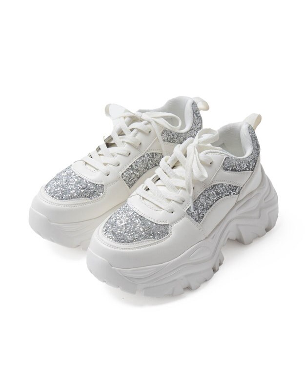 WEGO 厚底ボリュームダッドスニーカー 柄1