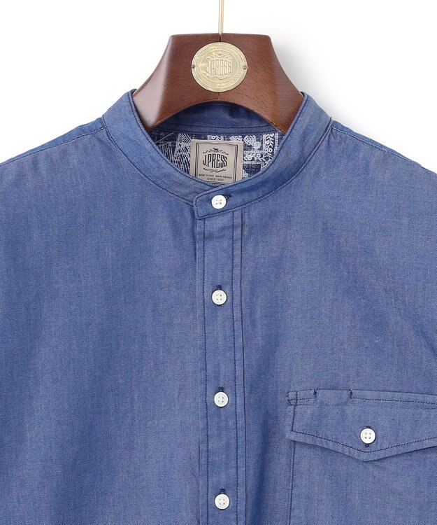 J.PRESS MEN Reyn spooner×J.PRESS リバースプリント プルオーバー ブルー系