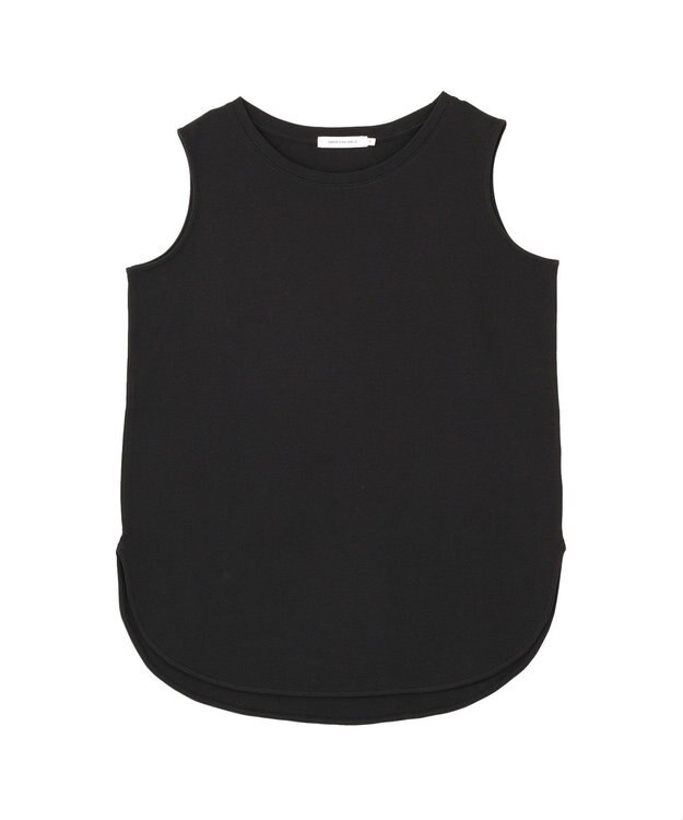 AMERICAN HOLIC ラウンドヘムタンクトップ Black