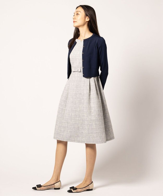 TOCCA 【洗える】DEW カーディガン ネイビー系