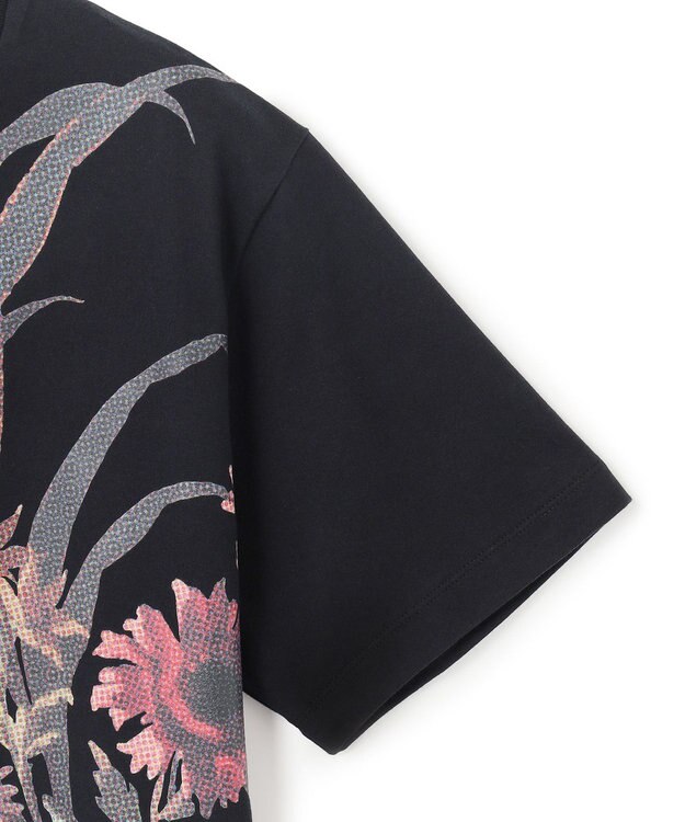 JOSEPH HOMME ピクセルフラワープリント　Ｔシャツ ブラック系