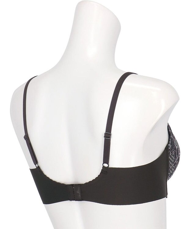 WACOAL ノンワイヤーブラ 【SUHADA ONE】 谷間メイク ふっくらデコルテ 脇すっきりシルエット レディース BXB411 /ワコール ブラック