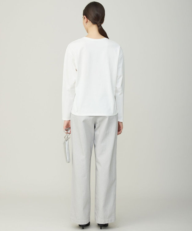 ICB 【30th ANNIVERSARY】 LONDONフォトプリント ロングスリーブTシャツ オフホワイト