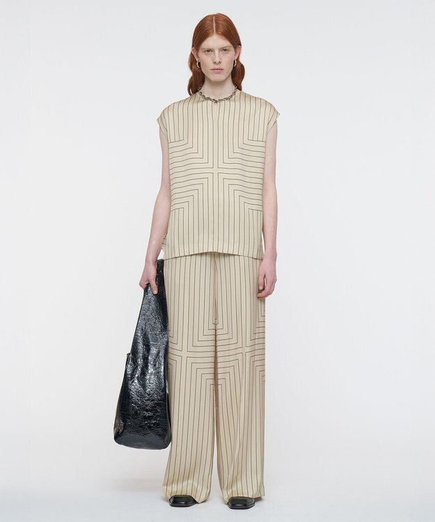 JOSEPH ジオメトリック アニメーション　ブラウス Affogato / Black