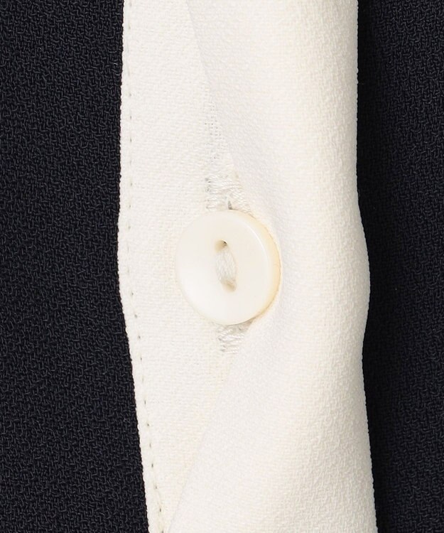 ANY SIS 【洗える】ハオレル ブラウス ネイビー