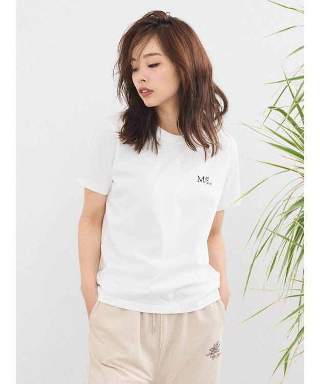 Green Parks ｍｅ　Ｊａｎｅ／バックプリントコンパクトＴシャツ White