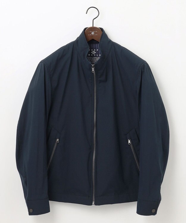 JOSEPH ABBOUD 【キングサイズ・ポケッタブル/ハイパワーストレッチ/Eco 撥水】アクティブレジャー ショート ブルゾン ダルブルー系