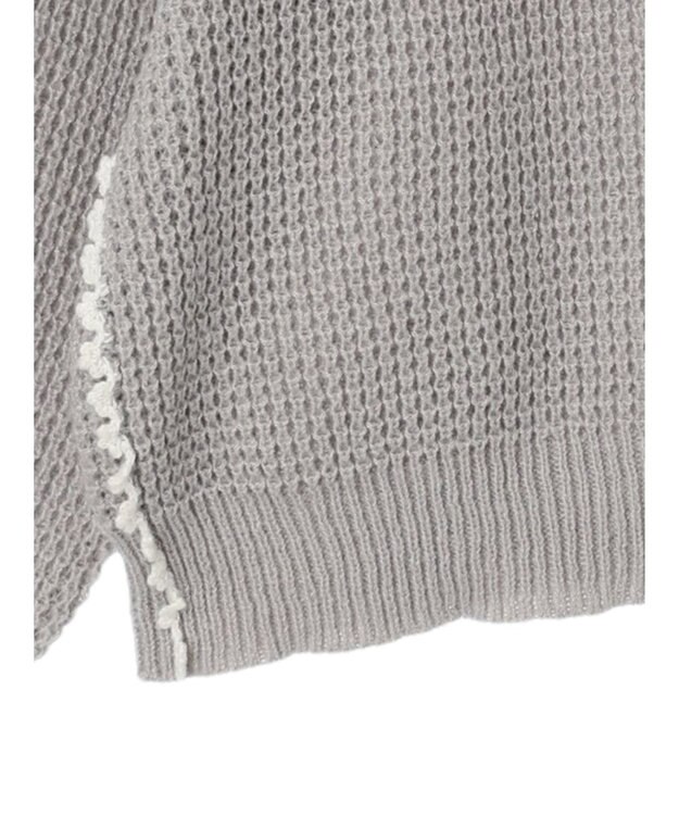 Green Parks ・Ｐｅｔｉｔ　Ｆｌｅｕｒ　ハイショクパイピングニット Gray